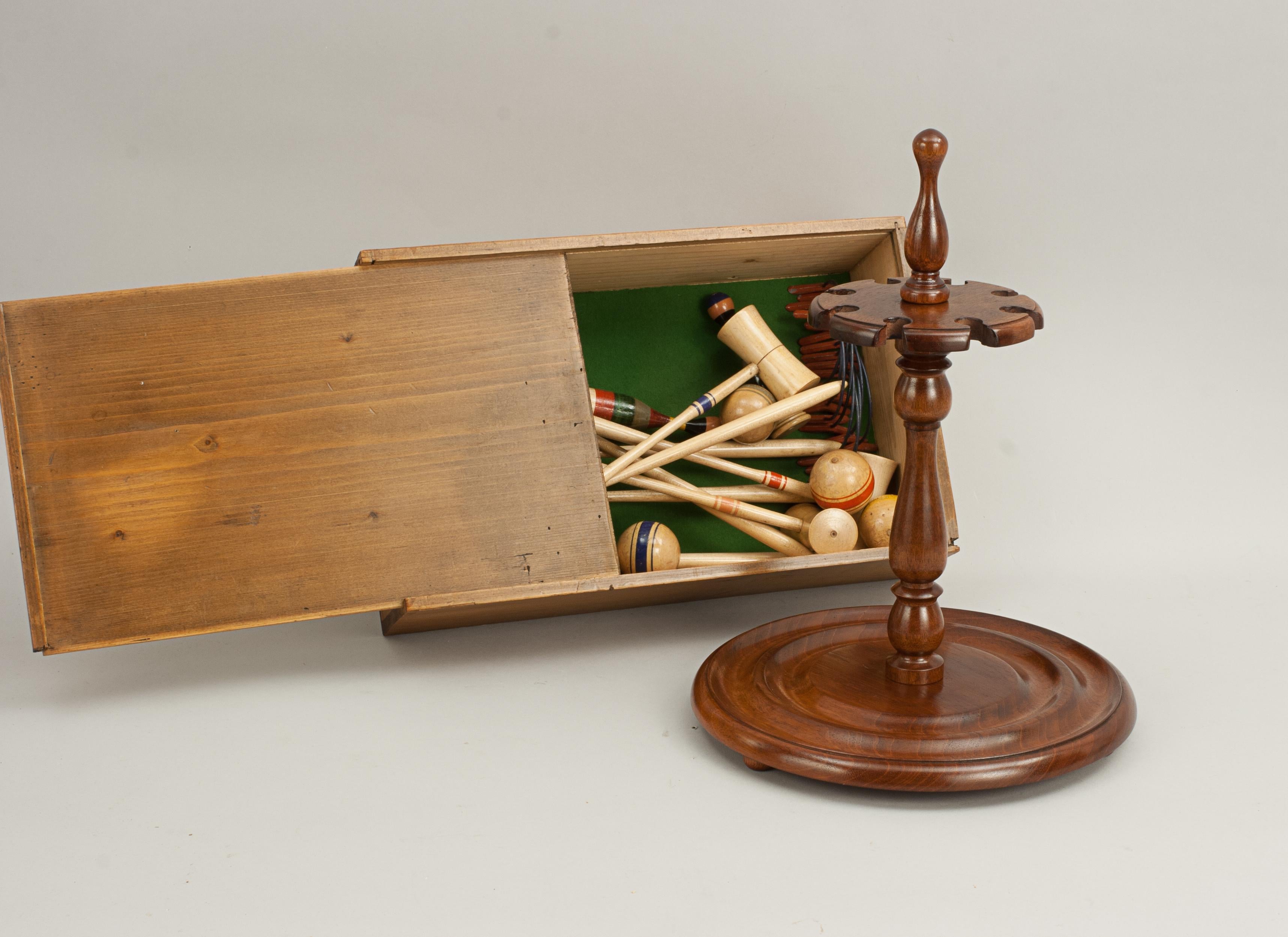 antique croquet set
