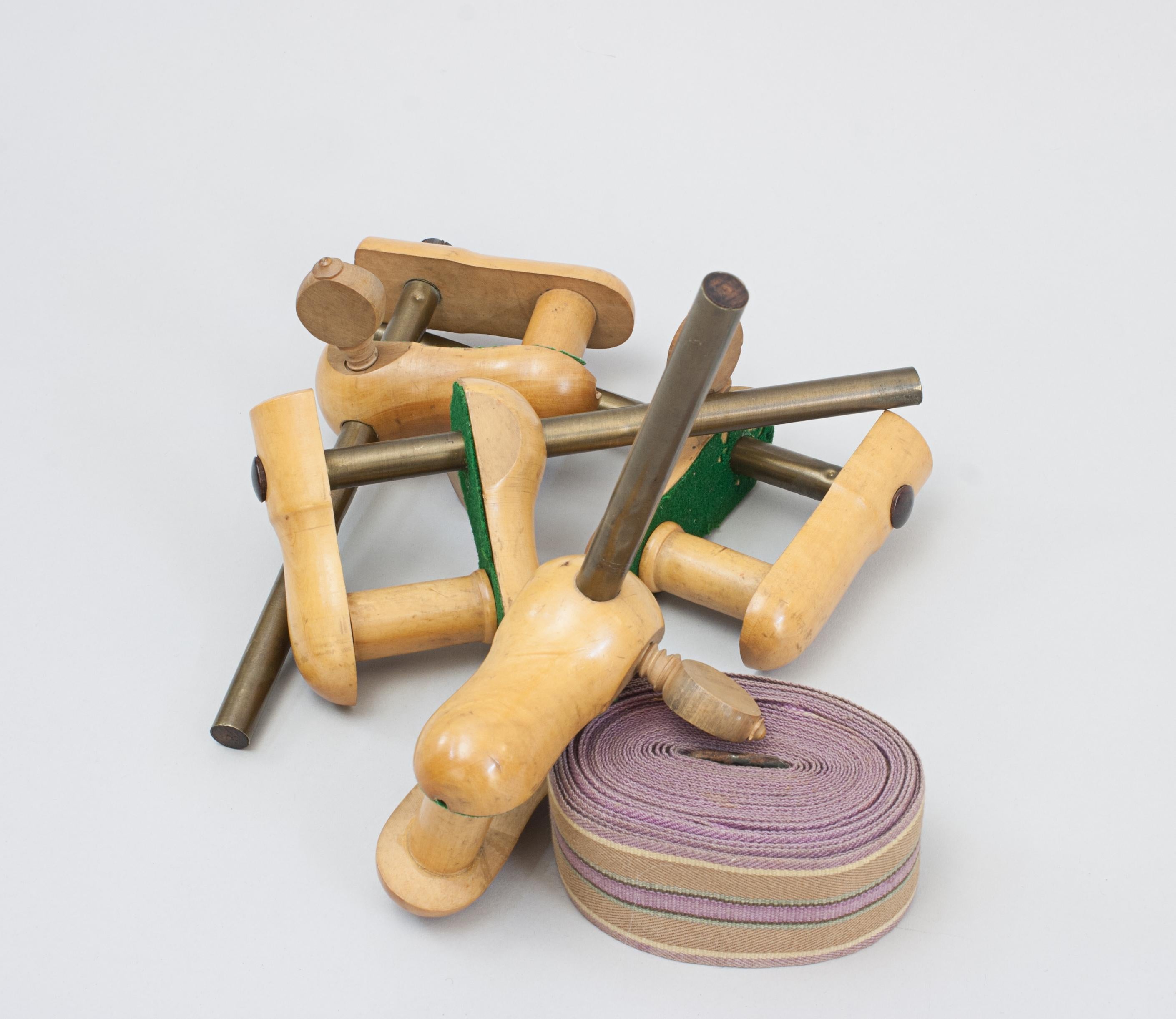 Late 19th Century Antique Table Croquet Set on Stand For Sale