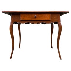 Antique table  France  Cherry & oak wood  France around 1800