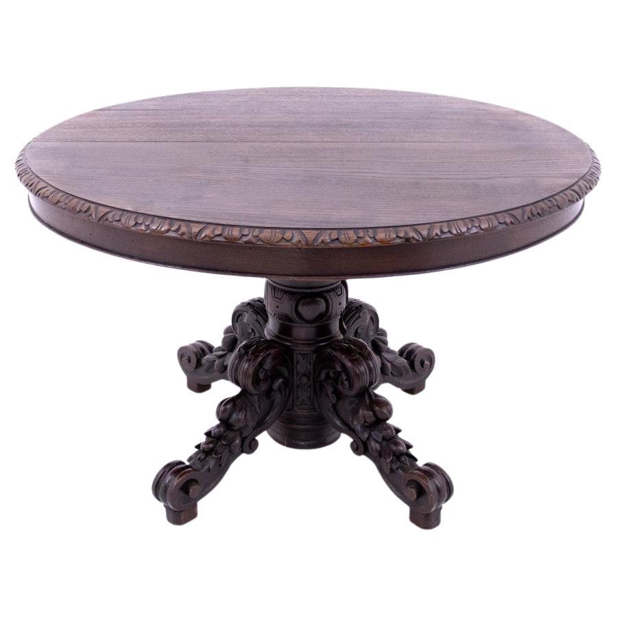 Antique table from around 1860.
