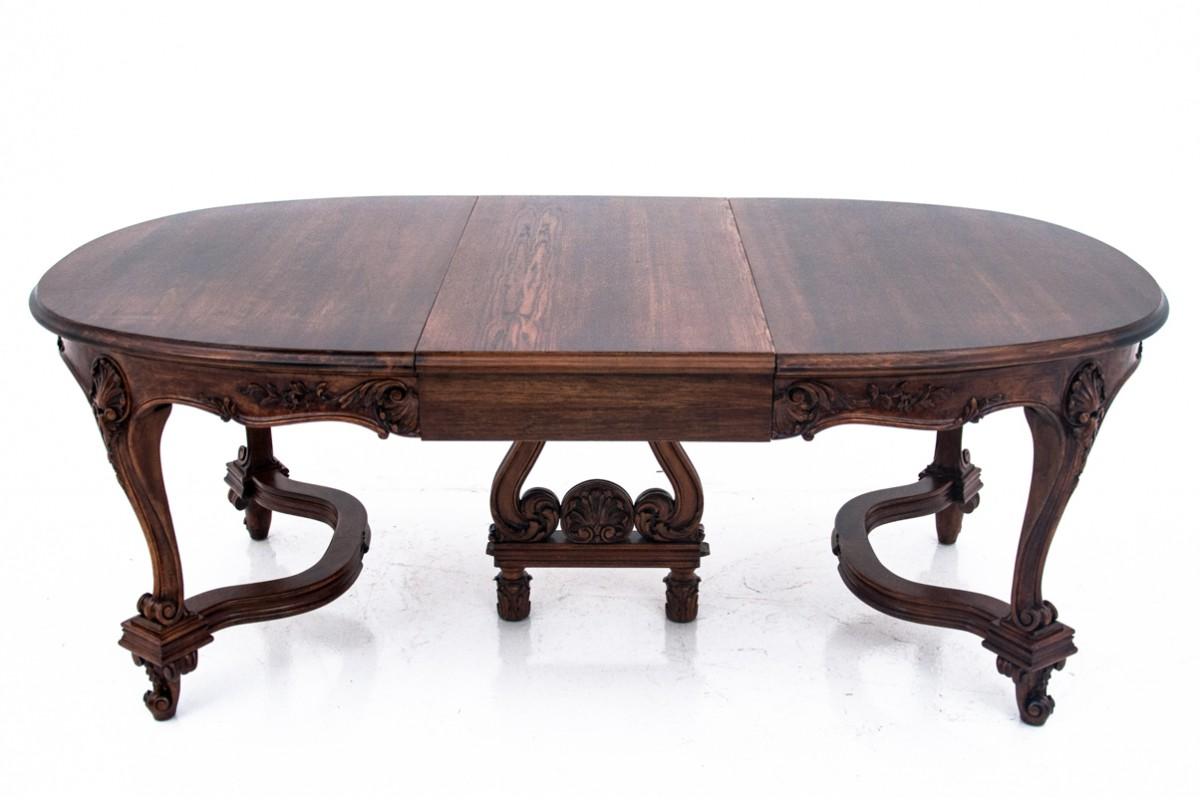 Antique table from the end of the 19th century, Western Europe. After renovation For Sale 3