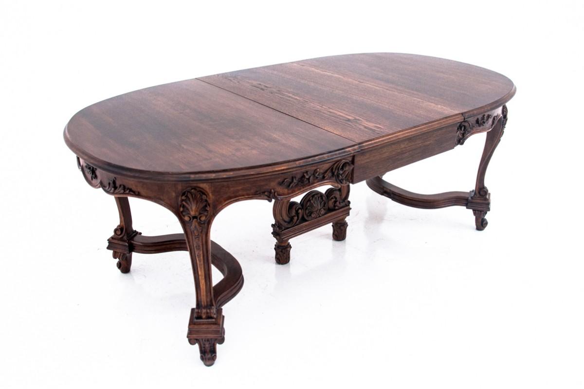 Tavolo antico della fine del XIX secolo, Europa occidentale. Dopo la ristrutturazione in vendita 5