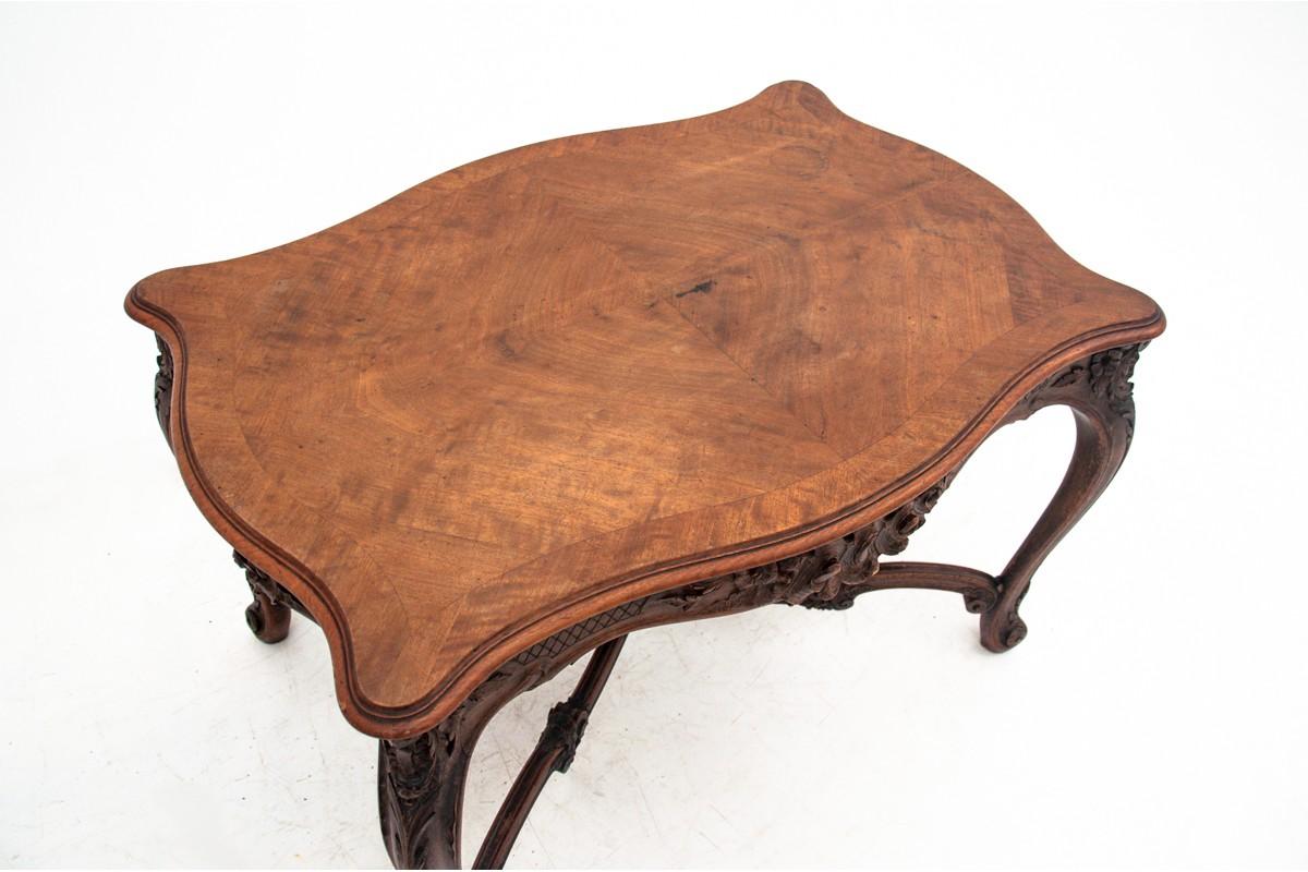 Walnut Antique Table in the Louis Style, France, from circa 1880