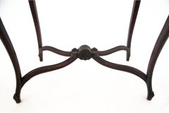 Antique Table in the Rococo Style with a Stone Top from Around 1900