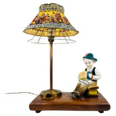 Antique table lamp, Italy, 1930s