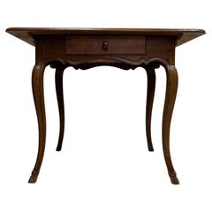 Antique table  Louis Quinze around 1740  Solid oak