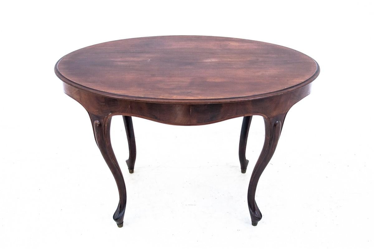 Walnut Antique Table, Northern Europe, circa 1890 For Sale
