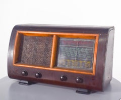 Antique Table Radio with Wooden Case
