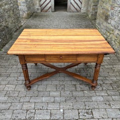 Antique table  solid walnut  Louis Philippe around 1850