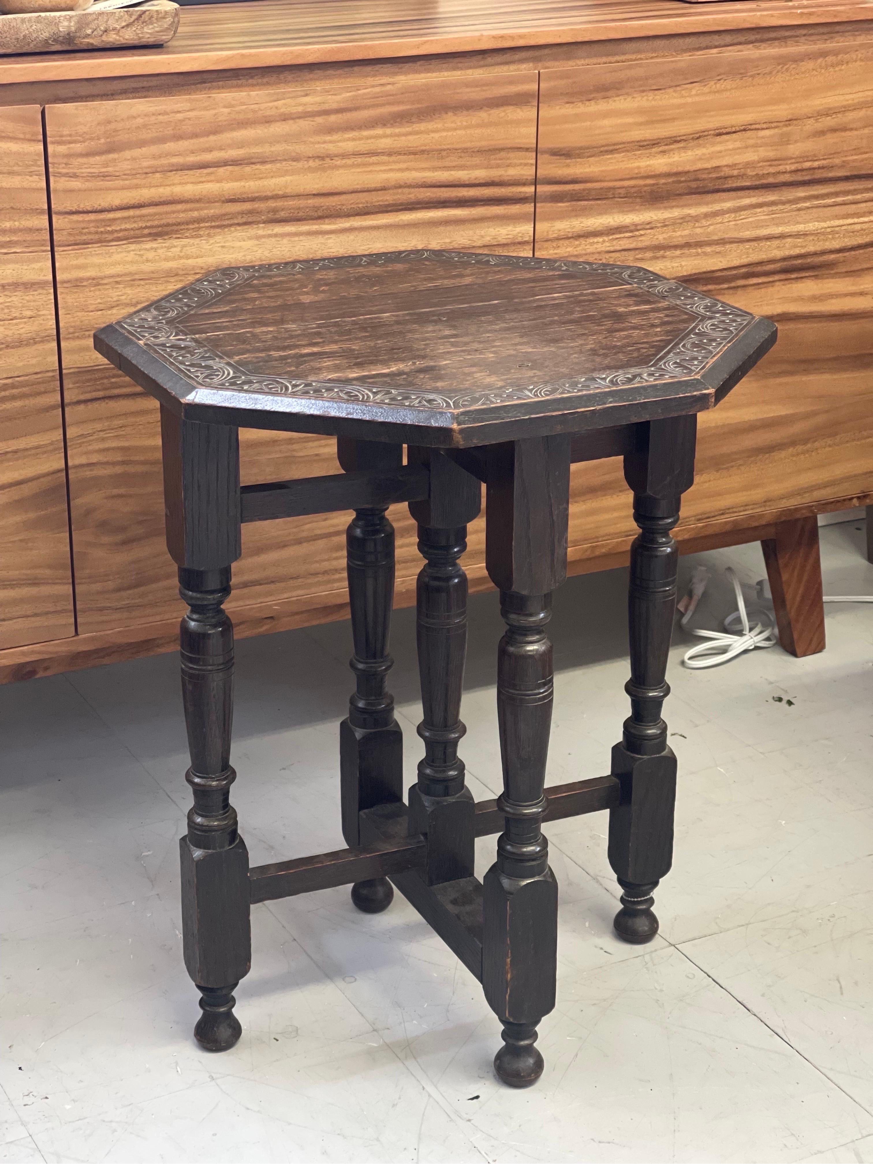 Mid-Century Modern Antique Table Stand, Uk Import For Sale