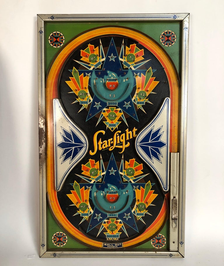 vintage tabletop pinball games