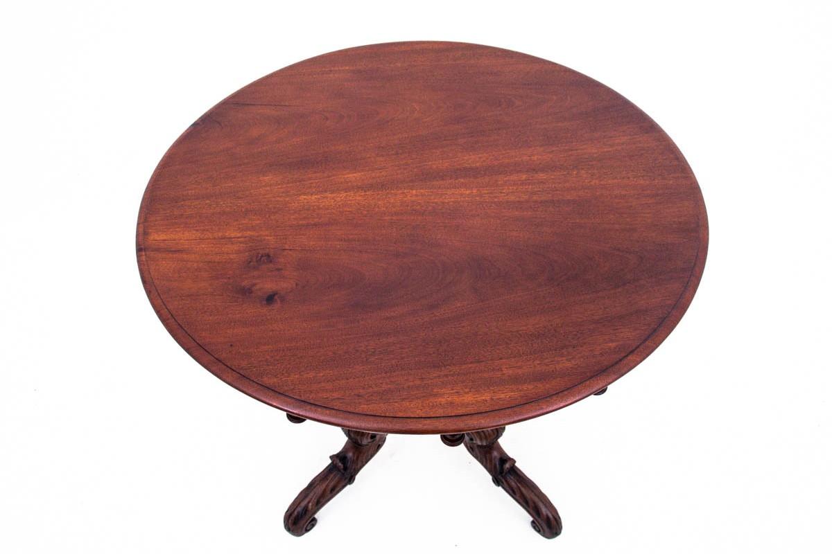 Walnut Antique Table, Western Europe, circa 1900, After Renovation