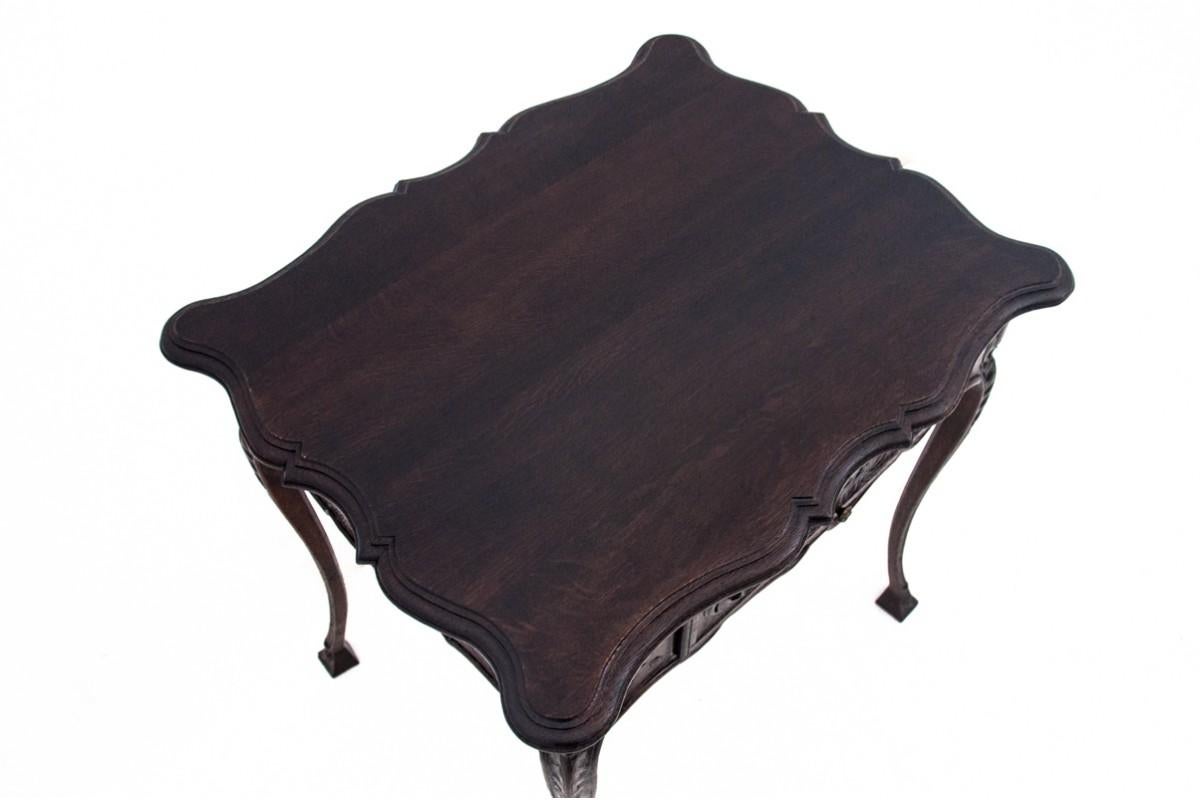 Louis XV Antique Table, Western Europe, Late 19th Century, After Renovation For Sale