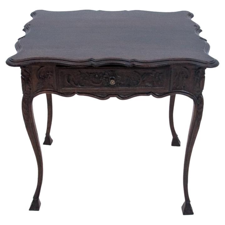 Antique Table, Western Europe, Late 19th Century, After Renovation For Sale