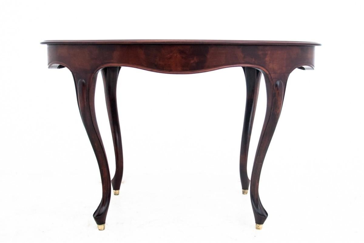 Table ancienne avec chaises, Europe du Nord, vers 1870. Bon état - En vente à Chorzów, PL