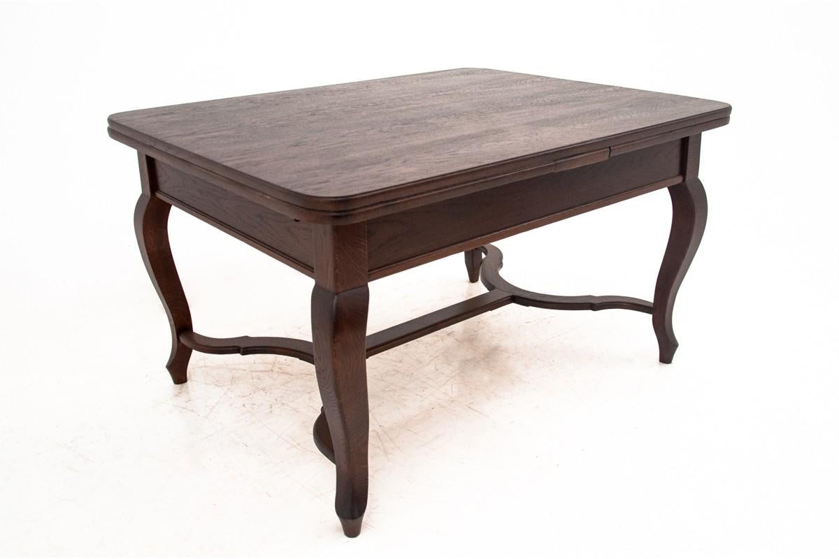 Antique Table with Chairs, Western Europe, circa 1920, after Renovation 4