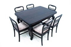 Antique Table with Chairs, Western Europe, circa 1930