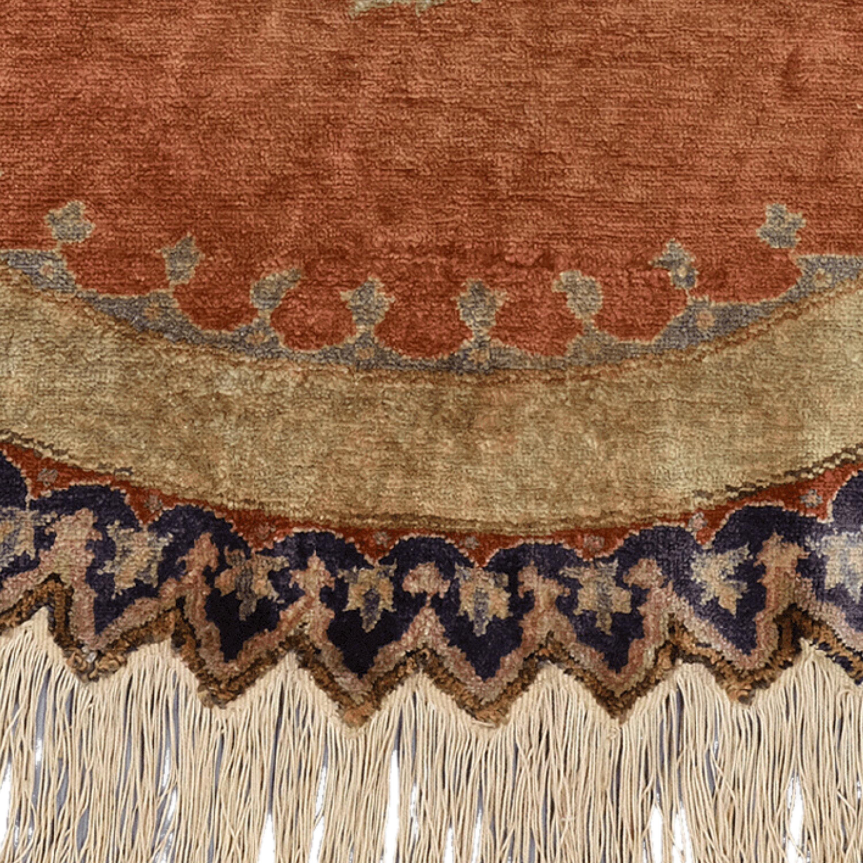 Nappe ancienne Tapisserie Kayseri Soie - 19ème siècle Antique Bon état - En vente à Sultanahmet, 34