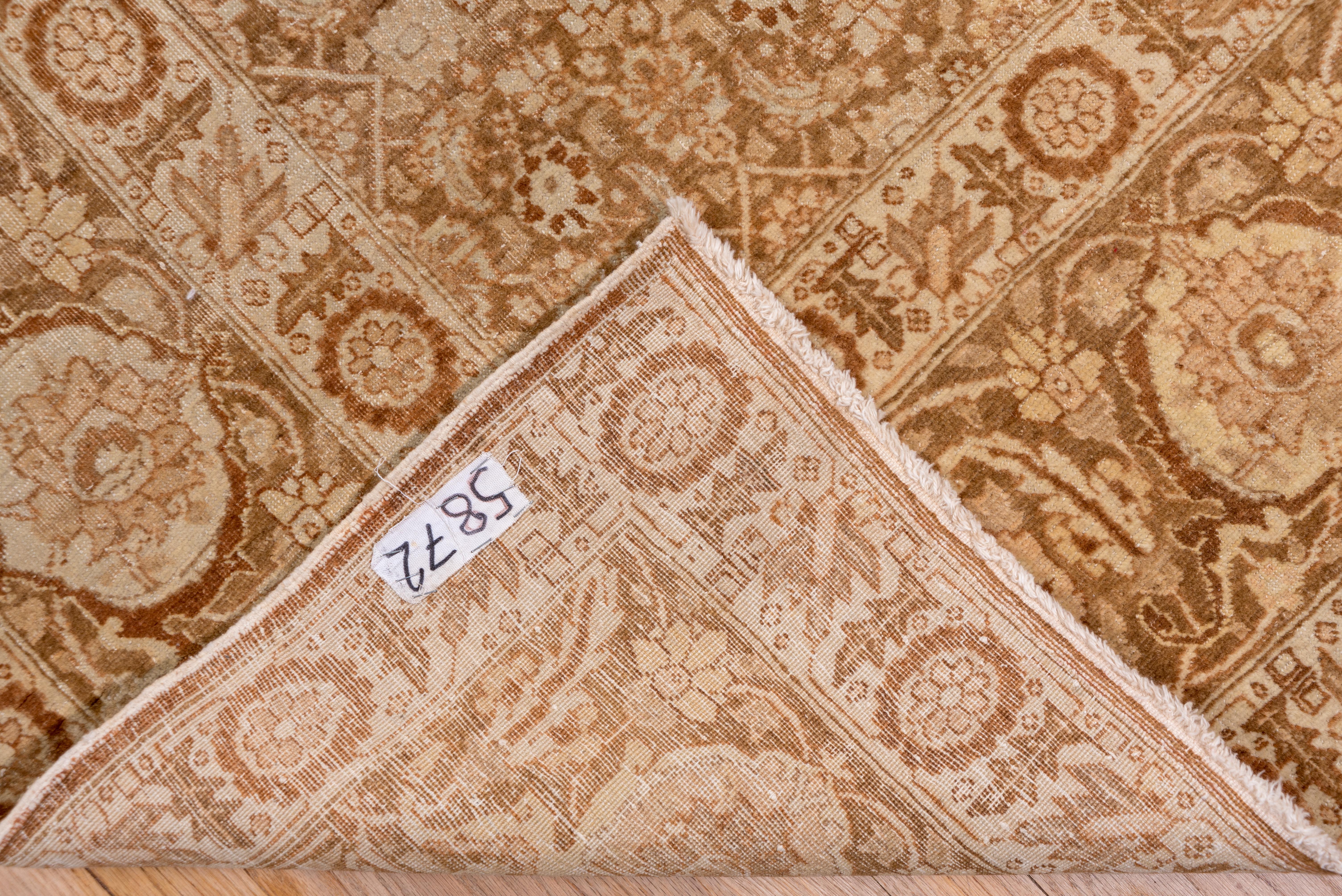 20th Century Antique Tabriz Carpet, Bookcover Field For Sale