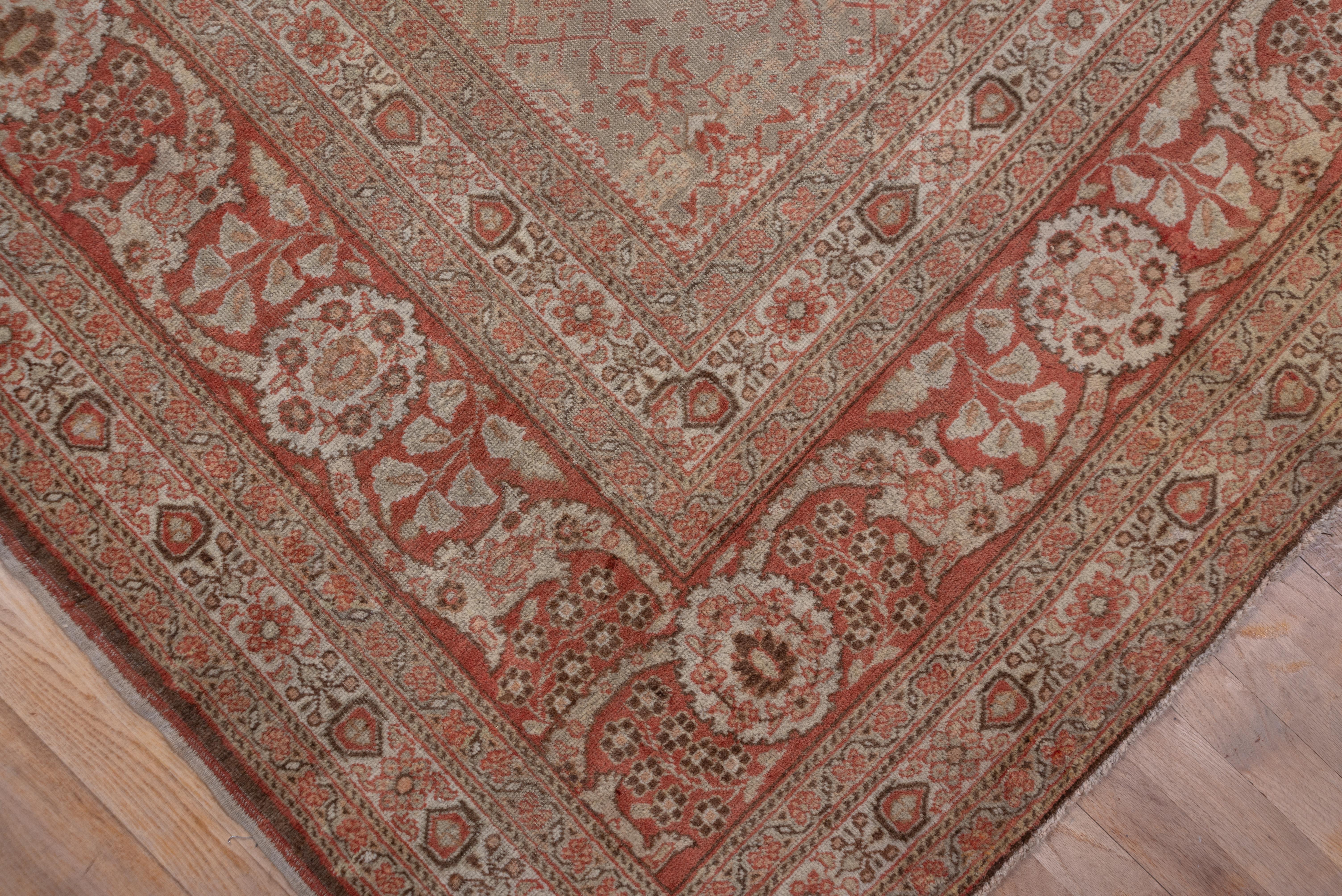 Early 20th Century Antique Tabriz Carpet, circa 1900s For Sale