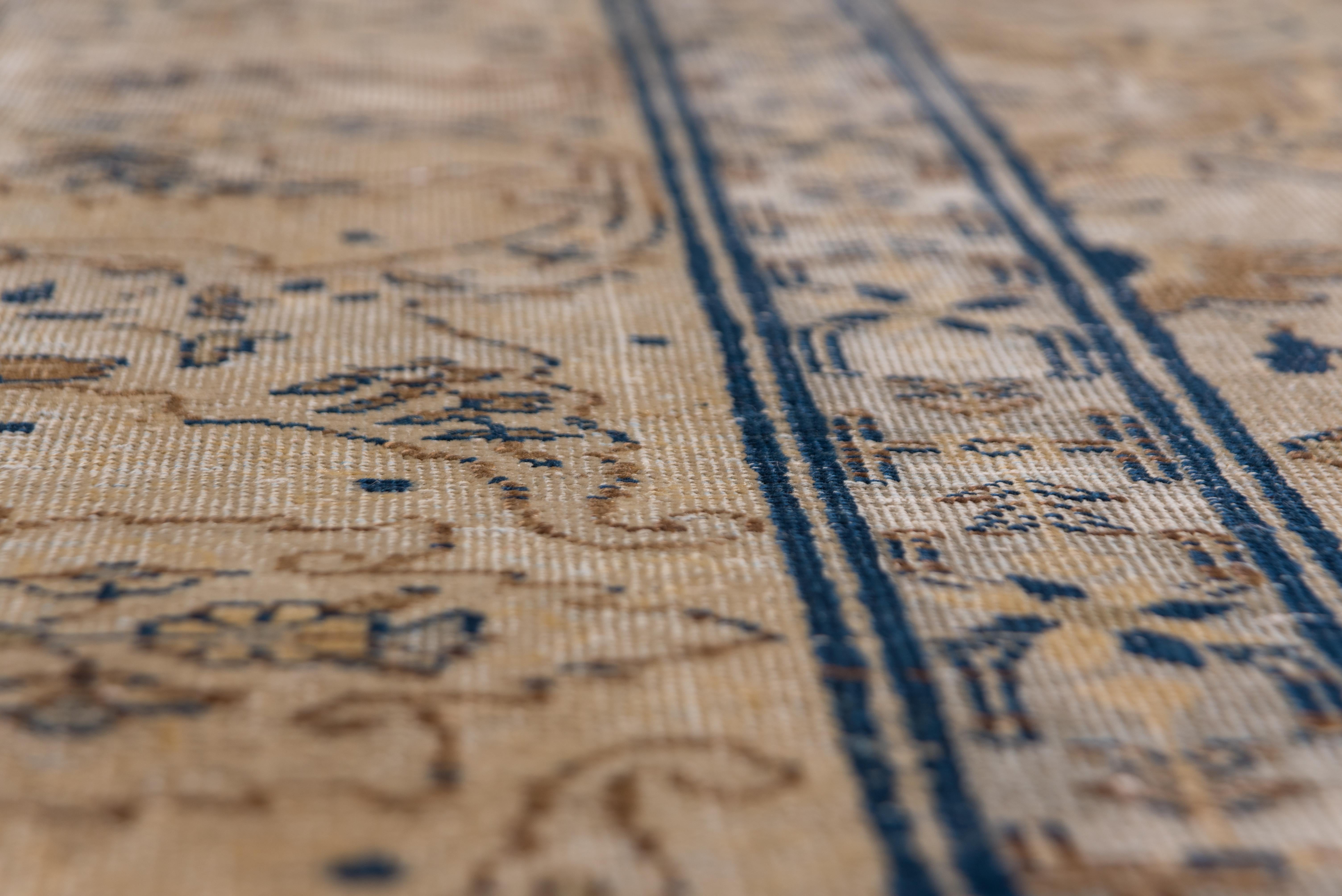 Antique Tabriz Carpet, circa 1920s Gold Tones For Sale 2