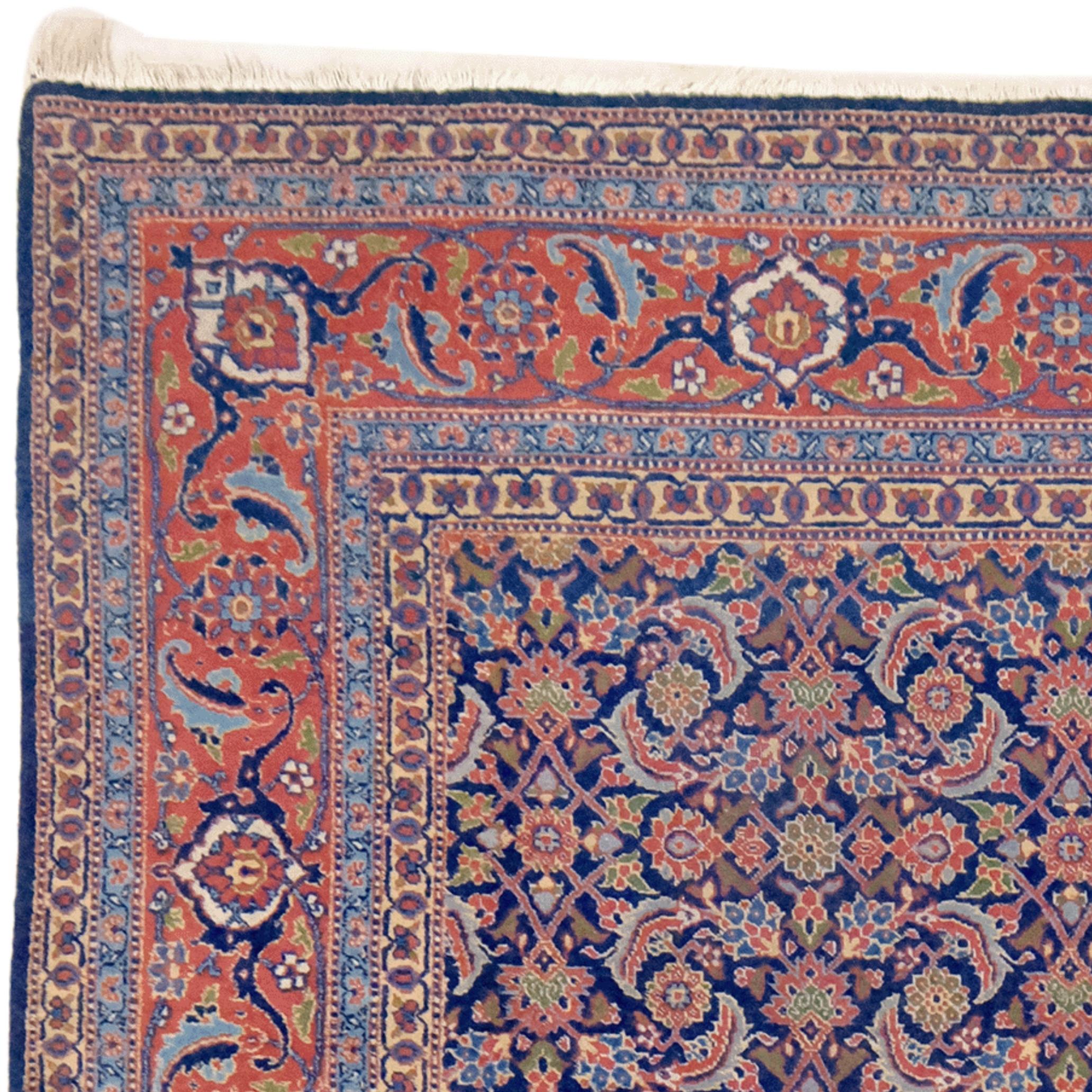 20th Century Antique Tabriz Carpet For Sale
