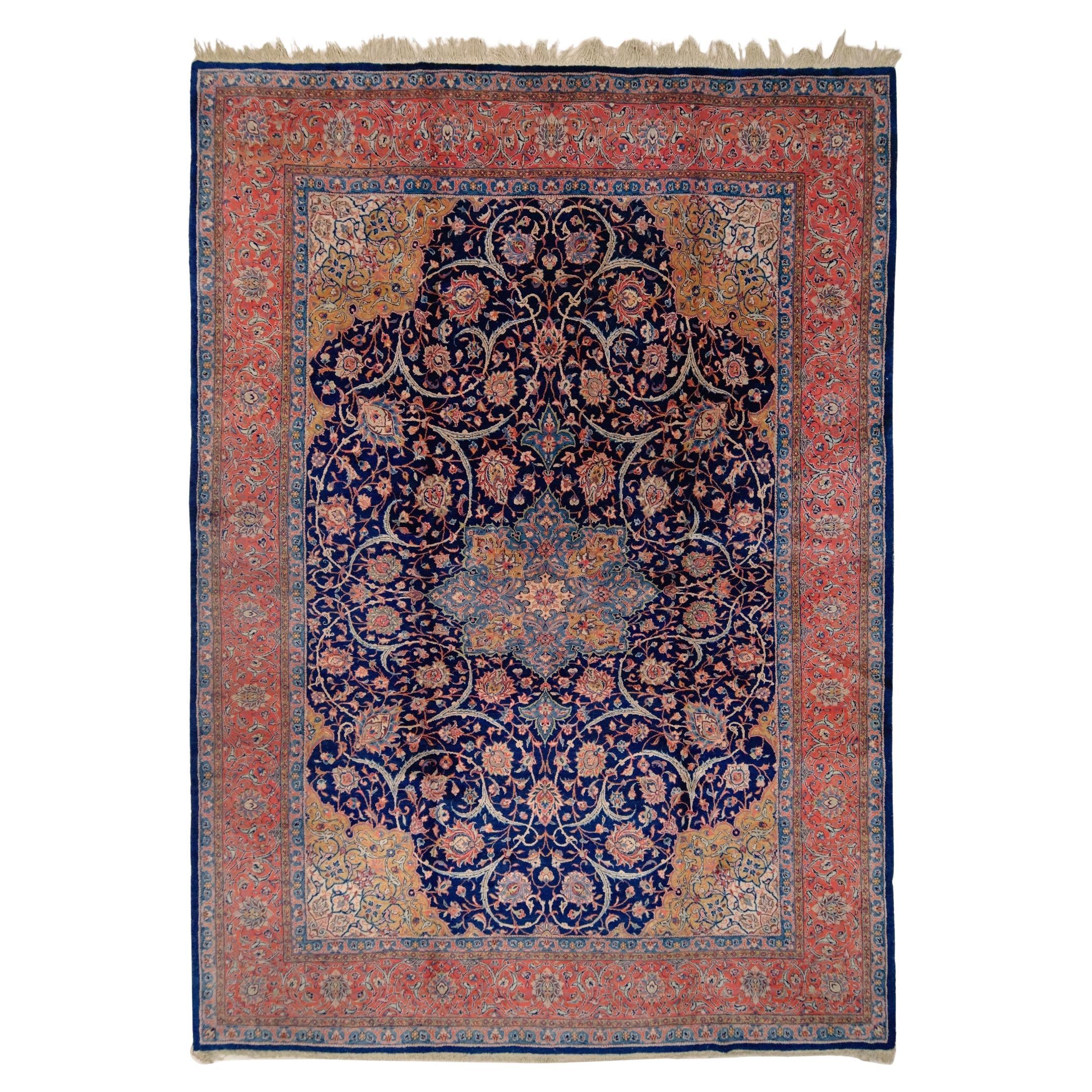 Antique Tabriz Carpet For Sale