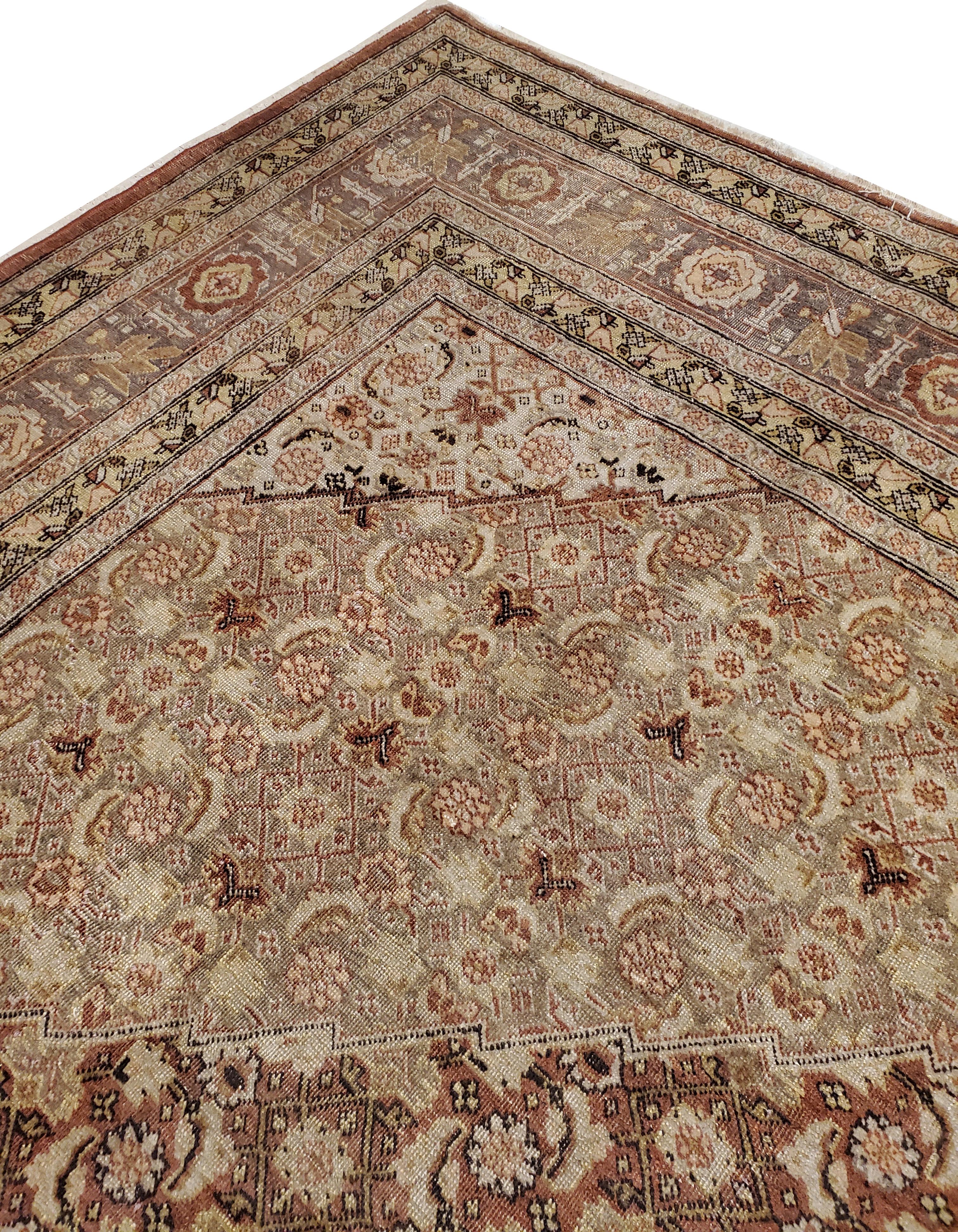 brown persian rug