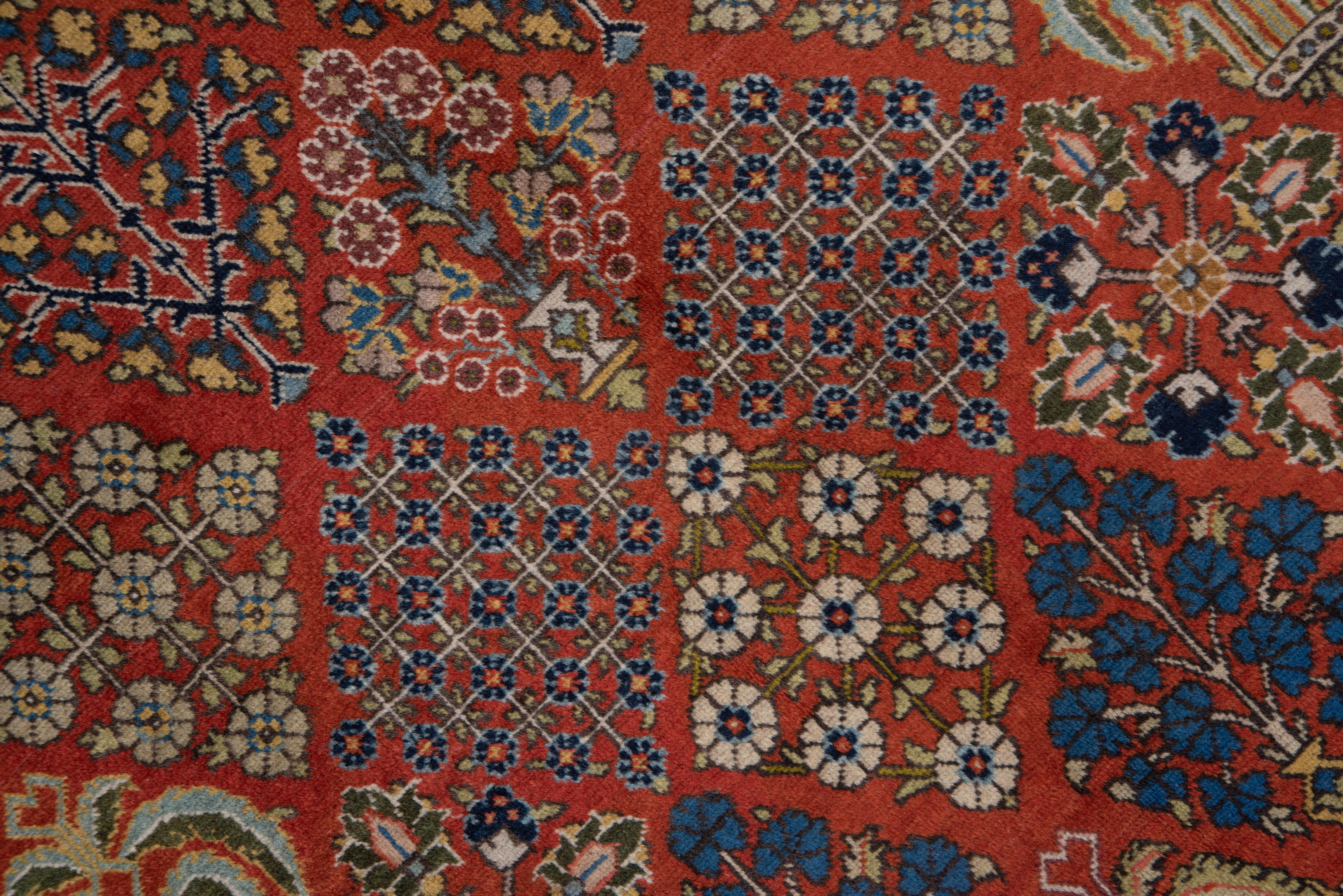 Hand-Knotted Antique Tabriz Carpet, Joshegan Design For Sale