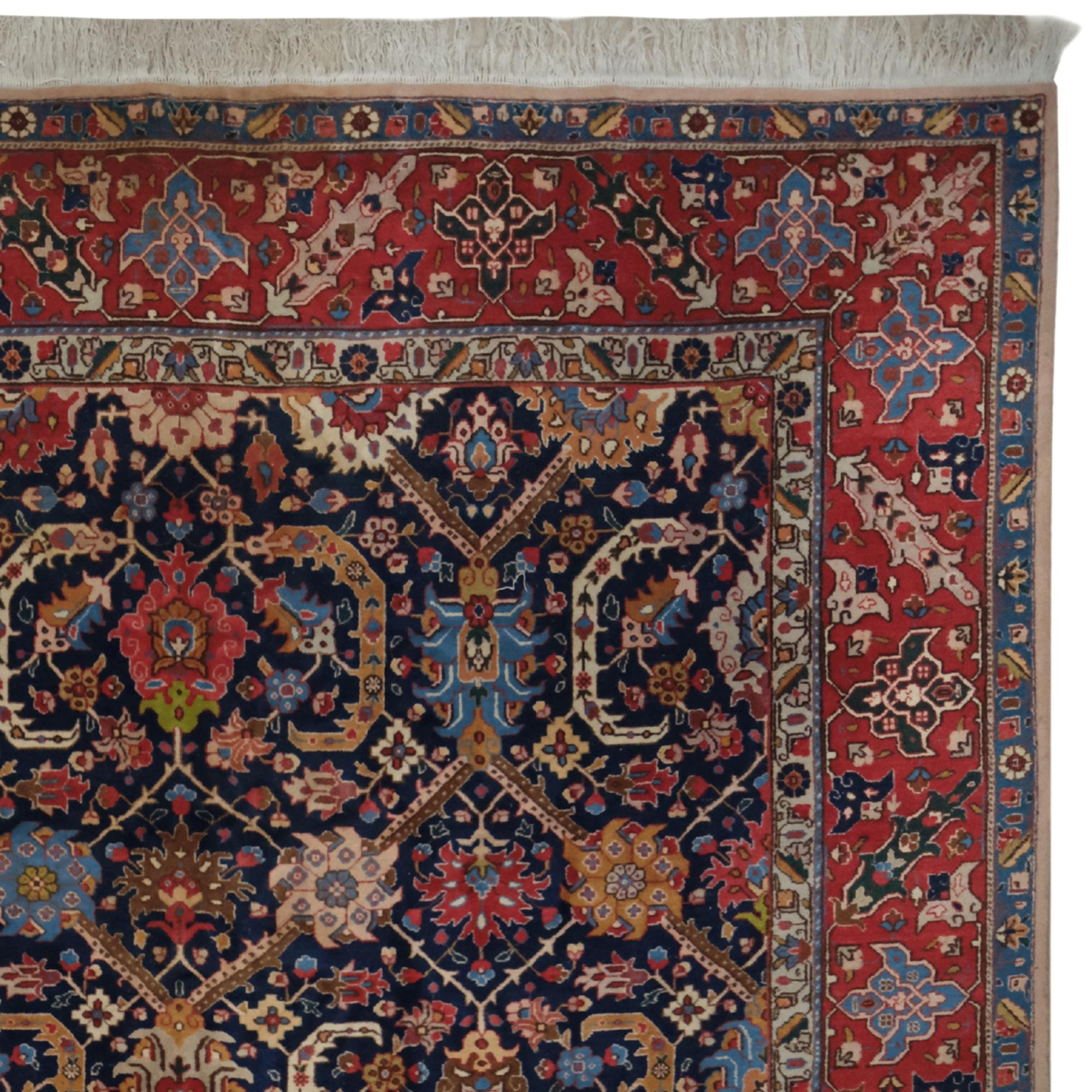 Tissé à la main Tapis ancien de Tabriz - Fin du 19e siècle, Tapis ancien en vente