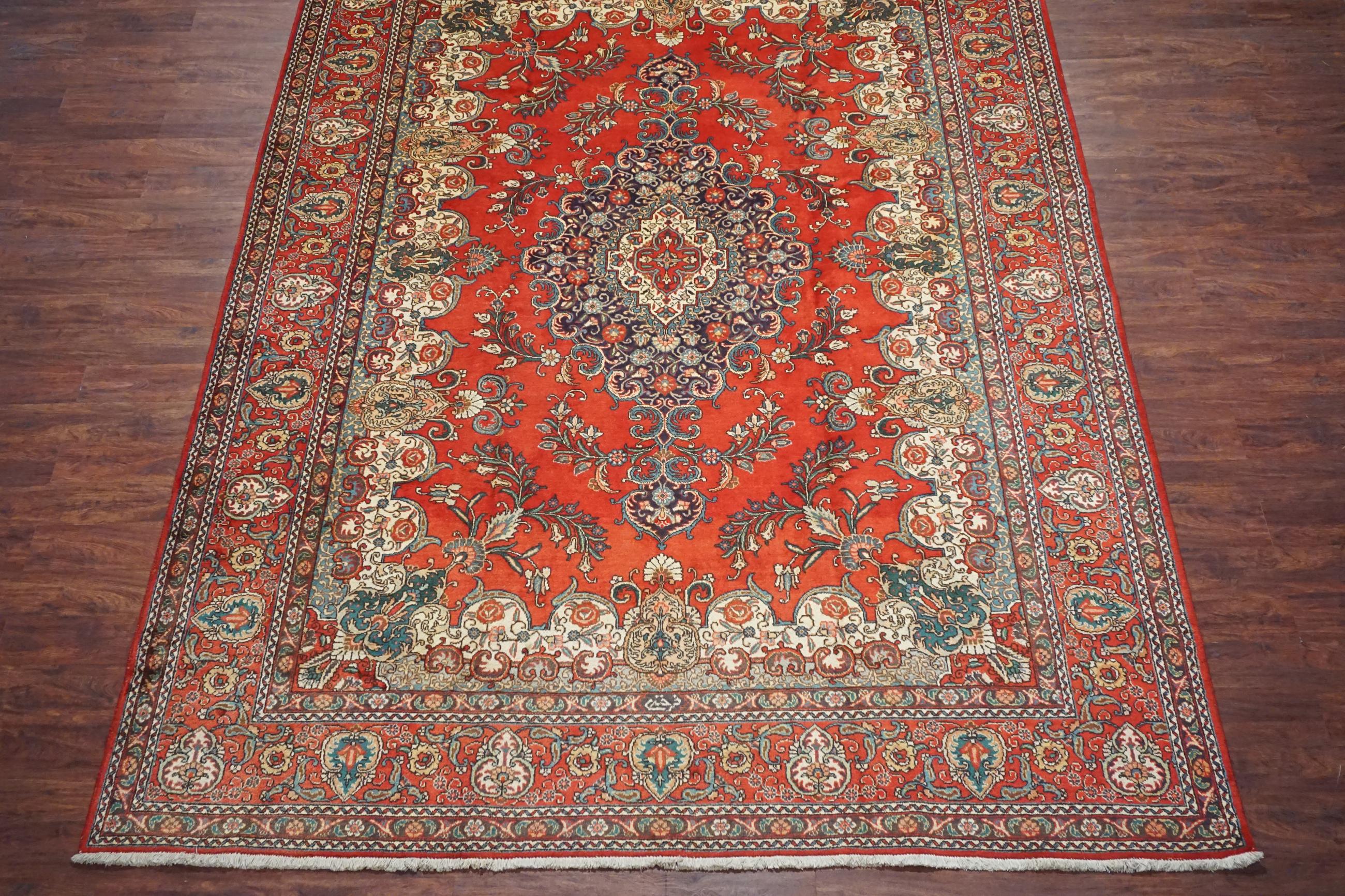 Persian Antique Tabriz, circa 1940 For Sale