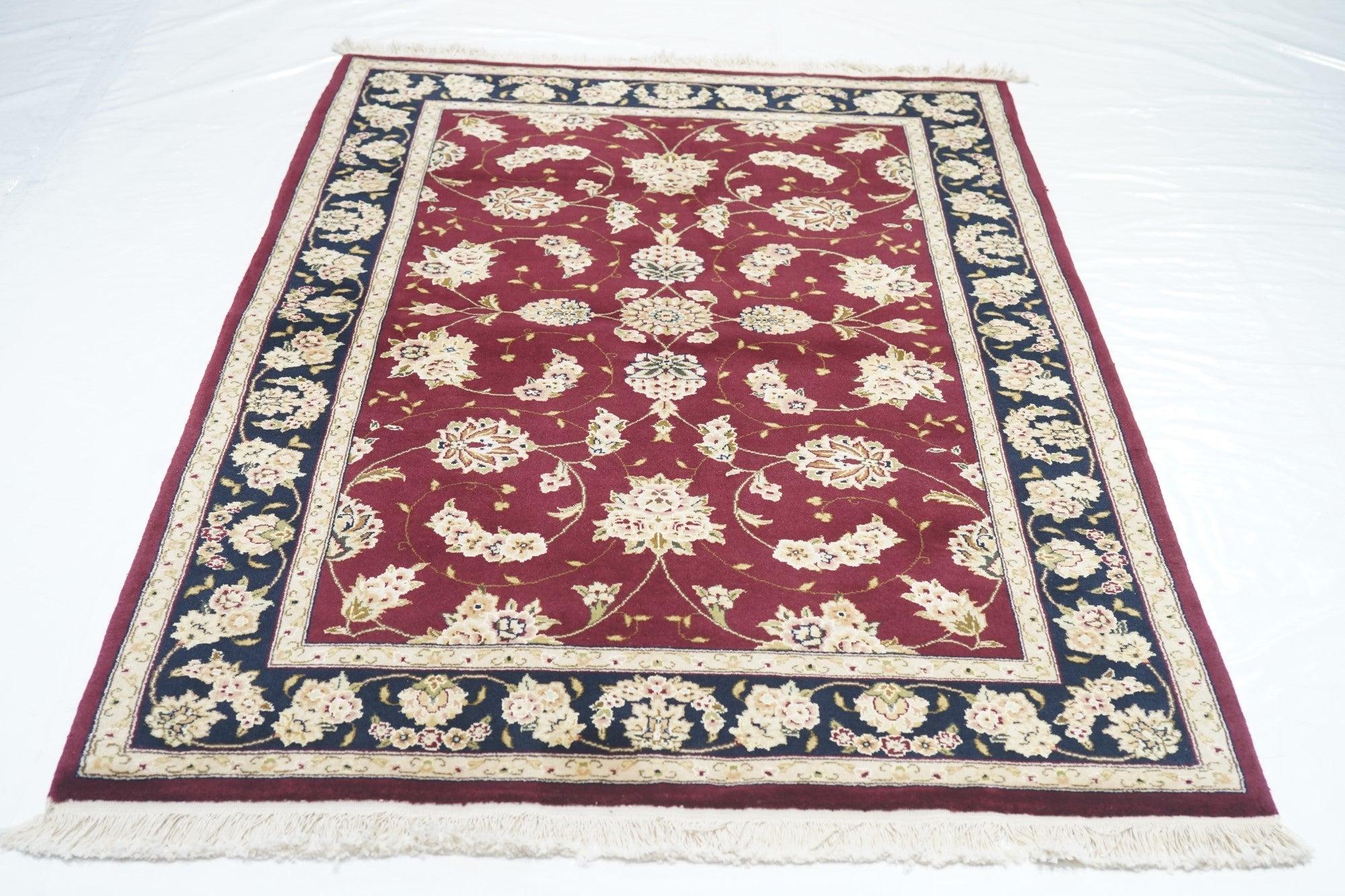 Alfombra antigua de diseño Tabriz 3'9'' x 5'9'' en venta 1
