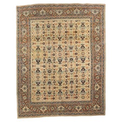 Antique Tabriz Haji Jalili Rug 4'2'' x 5'3''