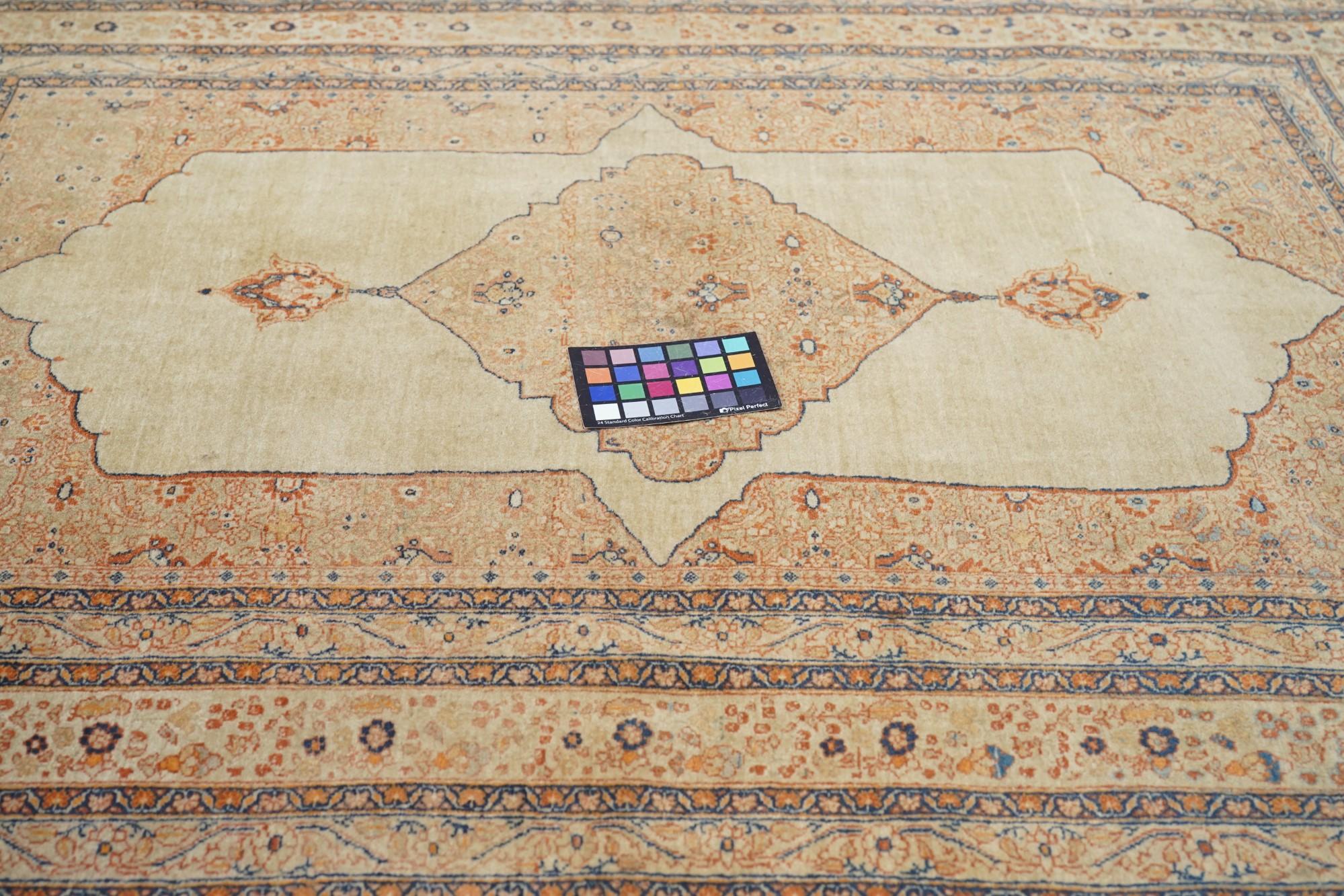 Antique Tabriz Haji Jalili Rug For Sale 3