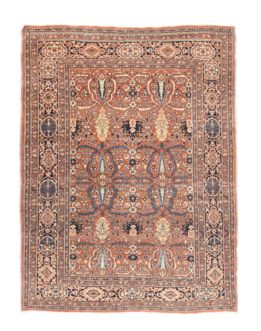 Antiker Haji Jalili-Teppich aus Täbris 4'6'' x 5'10'' (Persisch) im Angebot