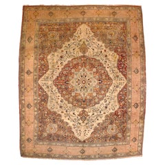 Antique Tabriz Haji Jalili Rug 9’6" x 11’8”