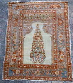 Antique Tabriz Oversize Prayer Rug