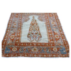 Antique Tabriz Oversize Prayer Rug