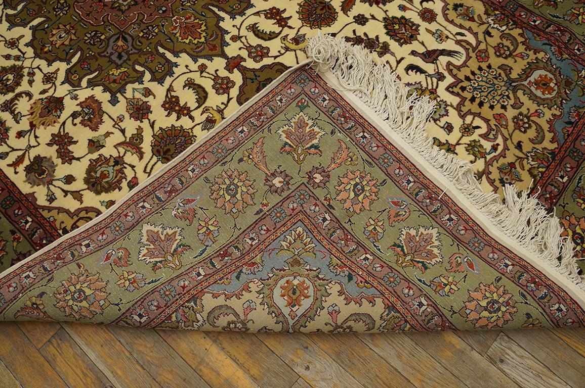 Antique Tabriz Persian Rug 5' 1