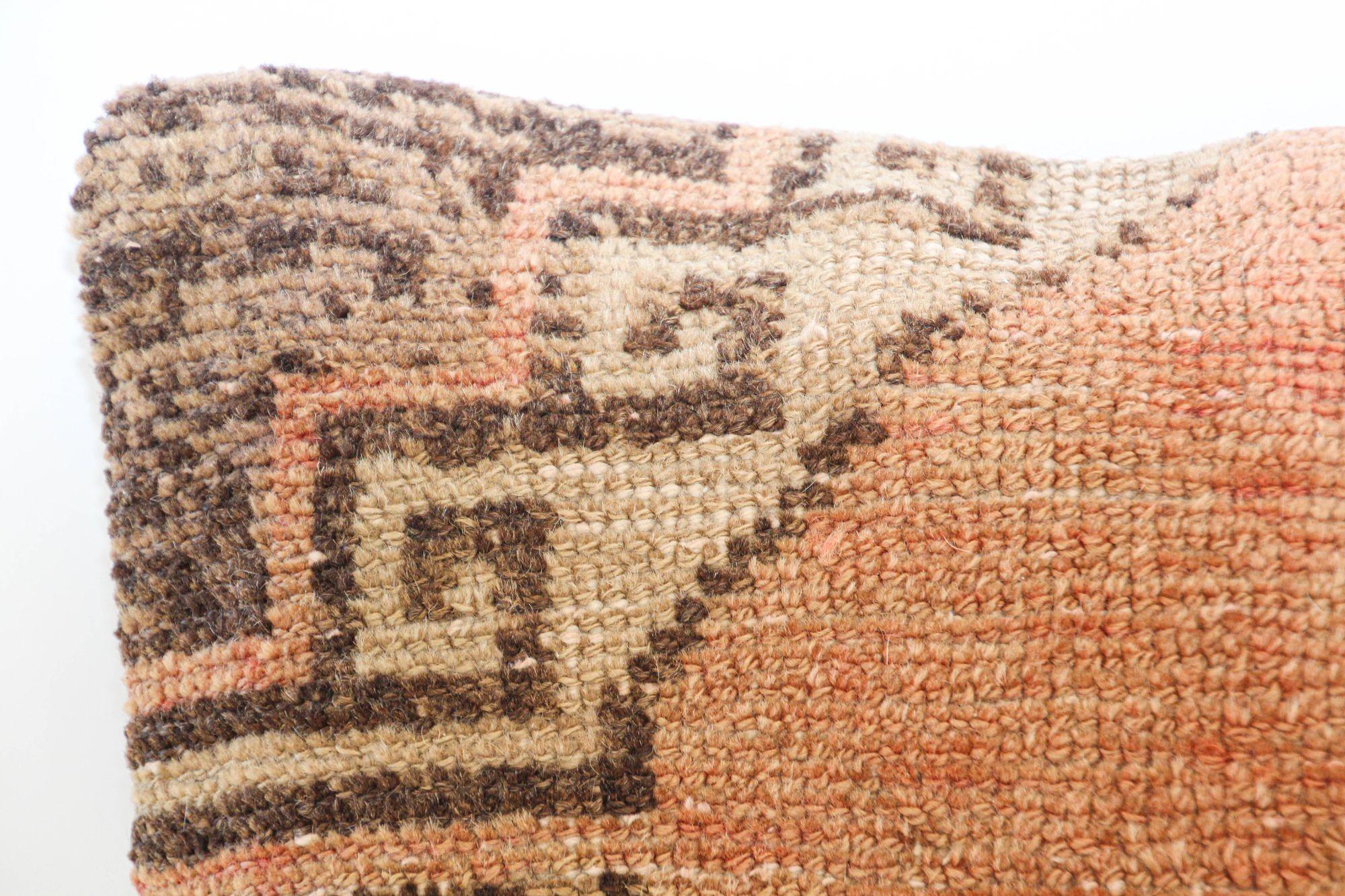Coussin de tapis persan ancien de Tabriz en vente 2