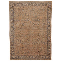 Antique Tabriz Persian Rug. Size: 10 ft 3 in x 14 ft 4 in (3.12 m x 4.37 m)