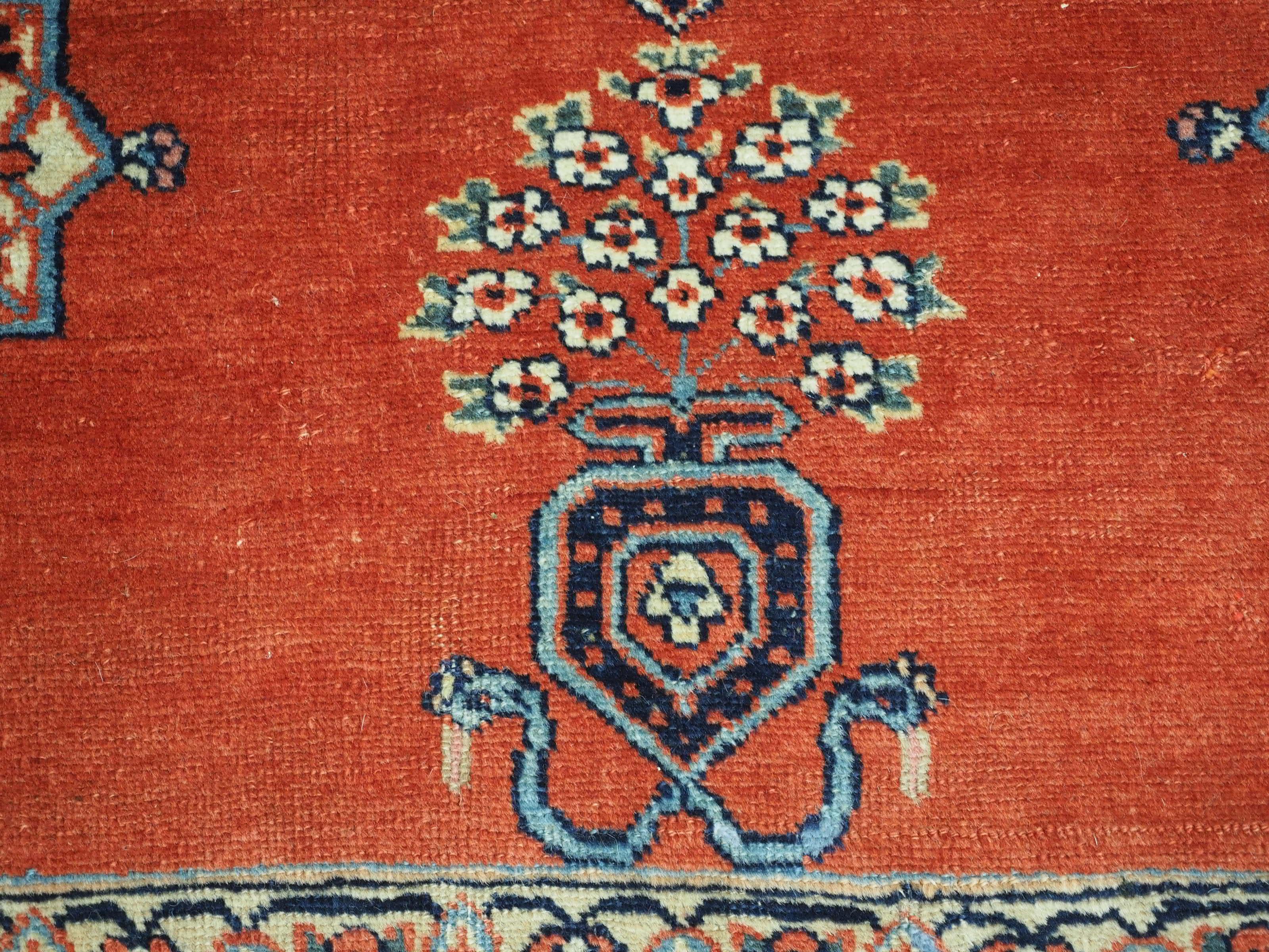 Antique Tabriz region village rug of outstanding design, circa 1900. For Sale 5