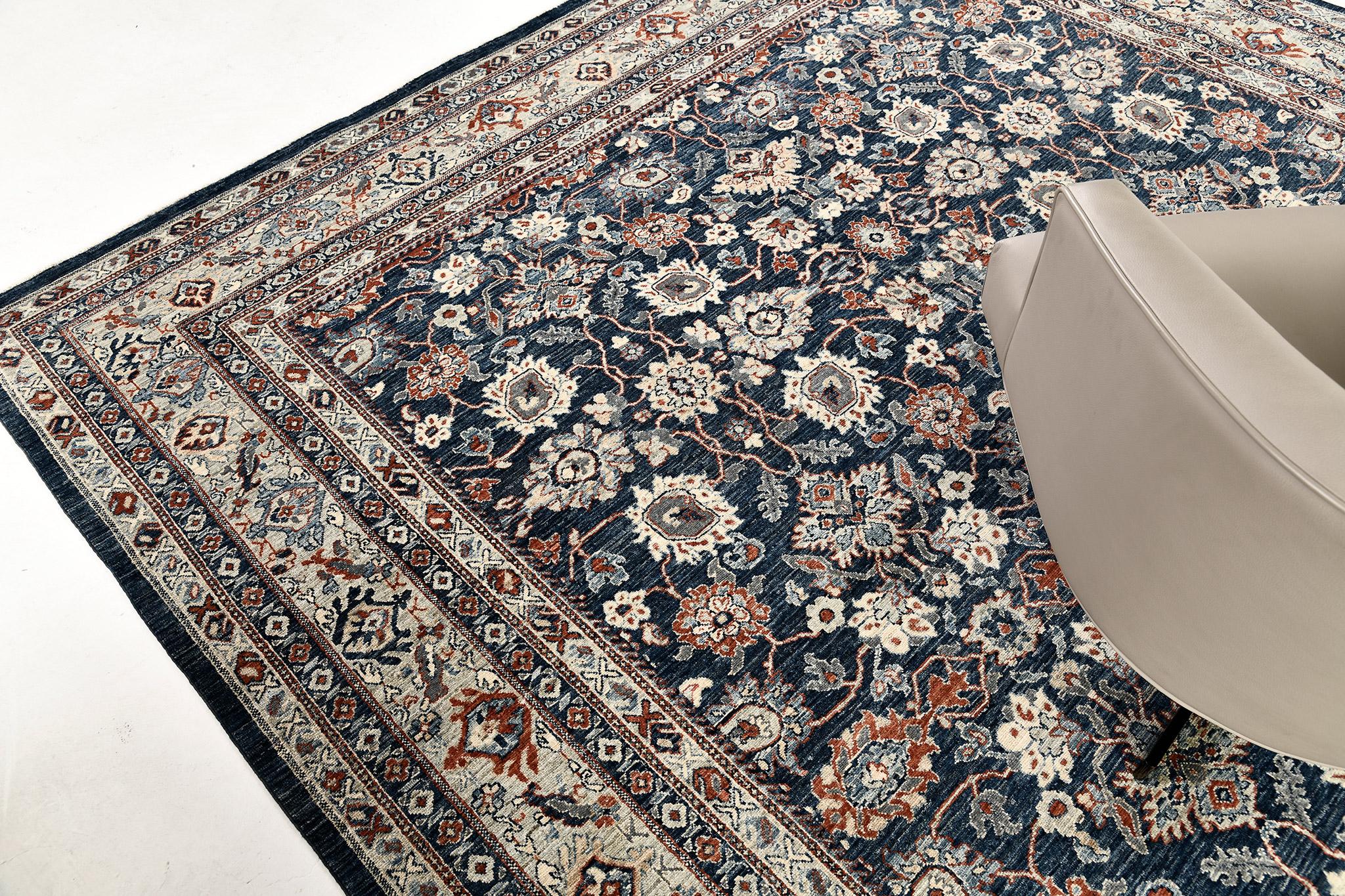 Antique Tabriz Revival Rug Bliss Collection from Mehraban In New Condition For Sale In WEST HOLLYWOOD, CA