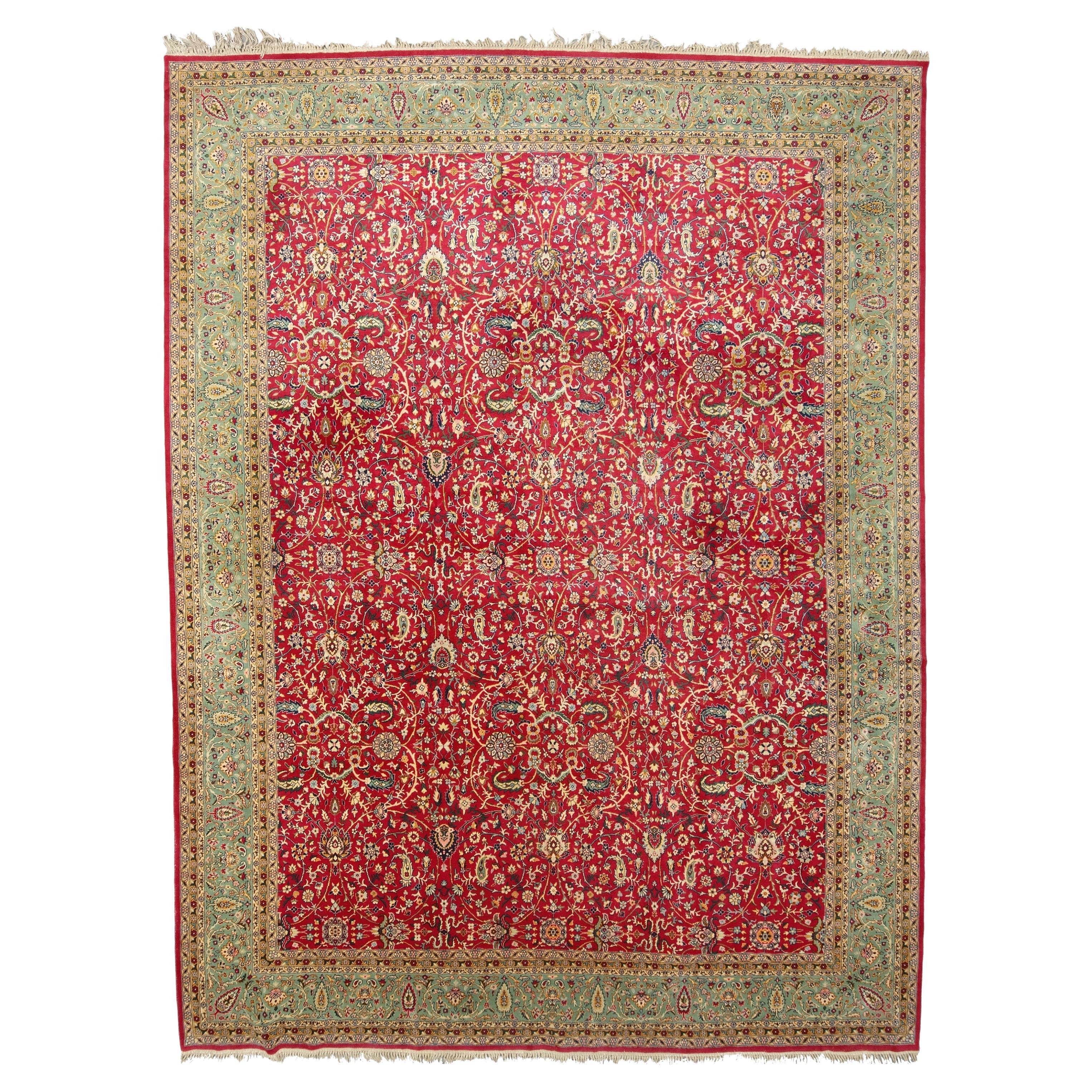 Antique Tabriz Rug - 19th Century Tabriz Rug, Antique Rug