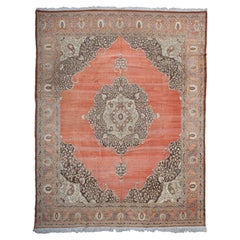 Antiker Täbris-Teppich - 19. Jahrhundert Täbris-Teppich, antiker Teppich, handgewebter Teppich