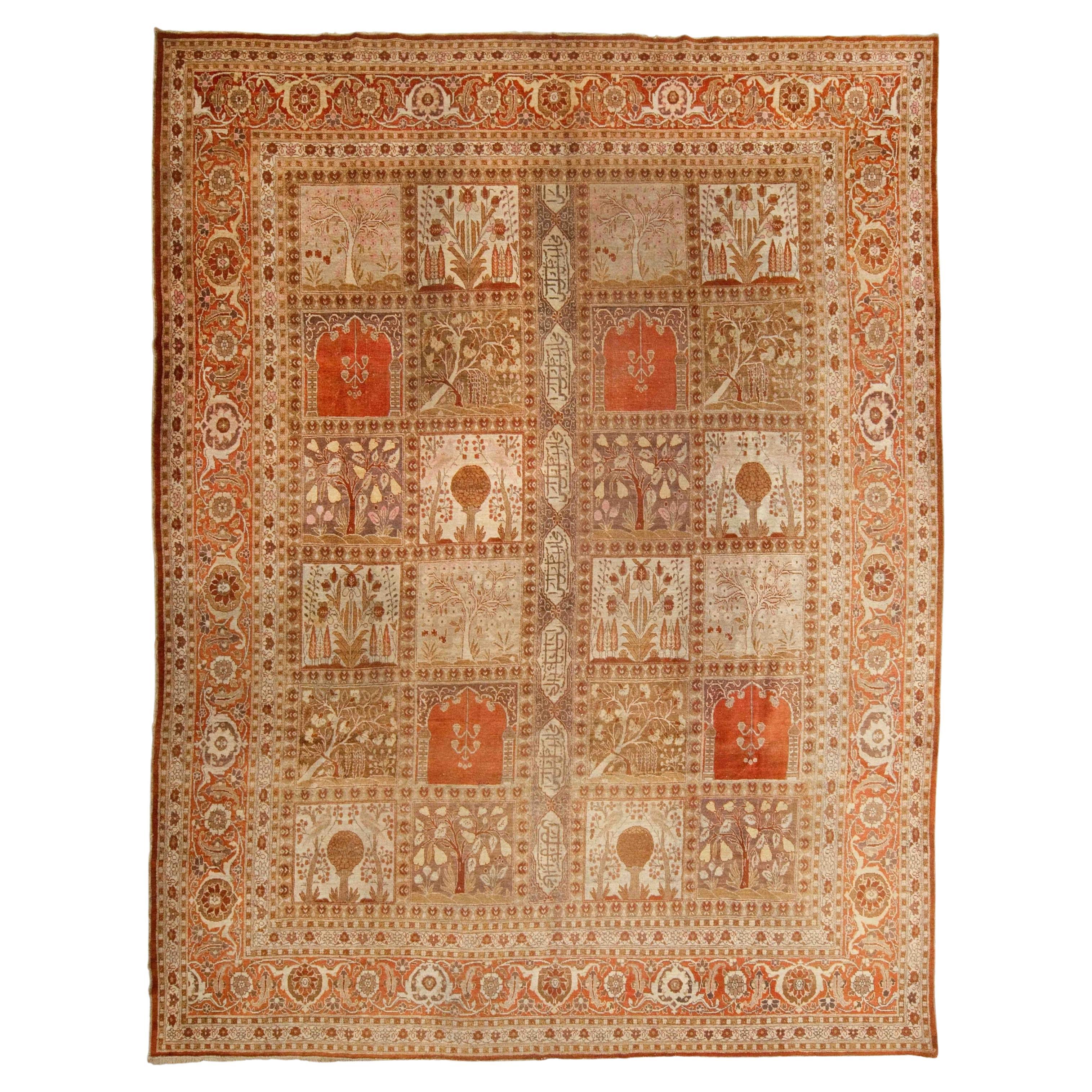 Antique Tabriz Rug - 19th Century Tabriz Rug, Antique Rug, Vintage Rug For Sale