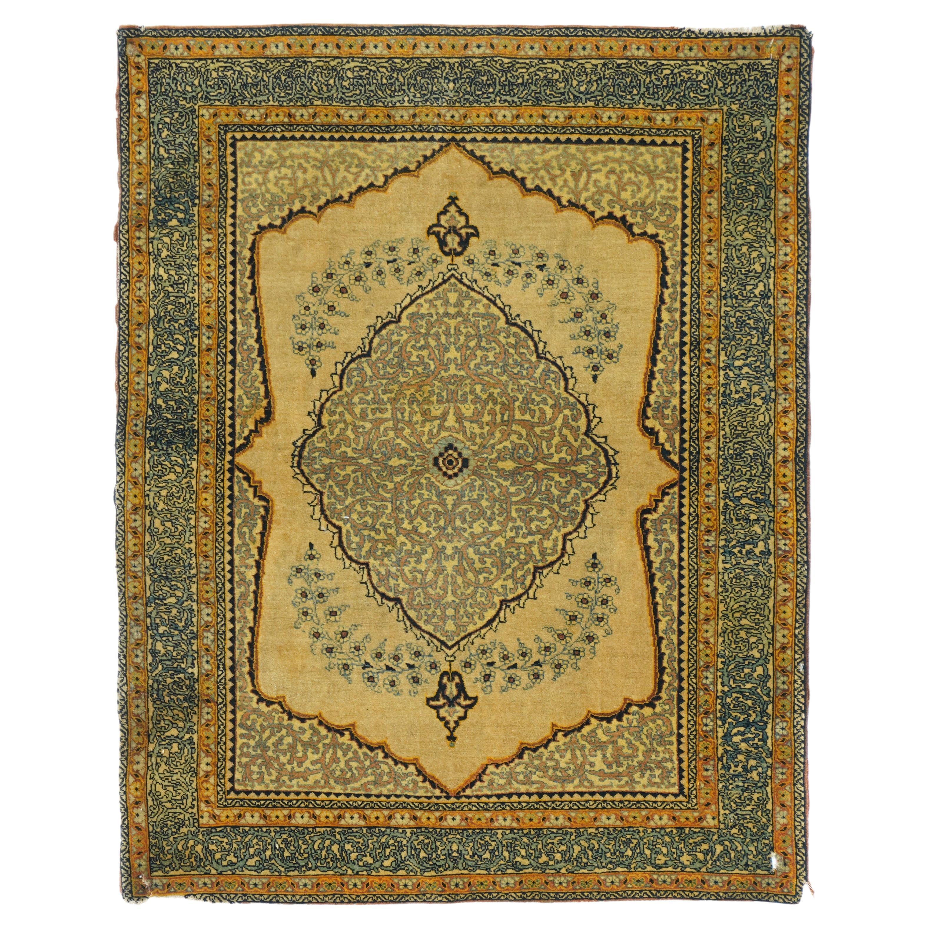 Antique Tabriz Rug For Sale