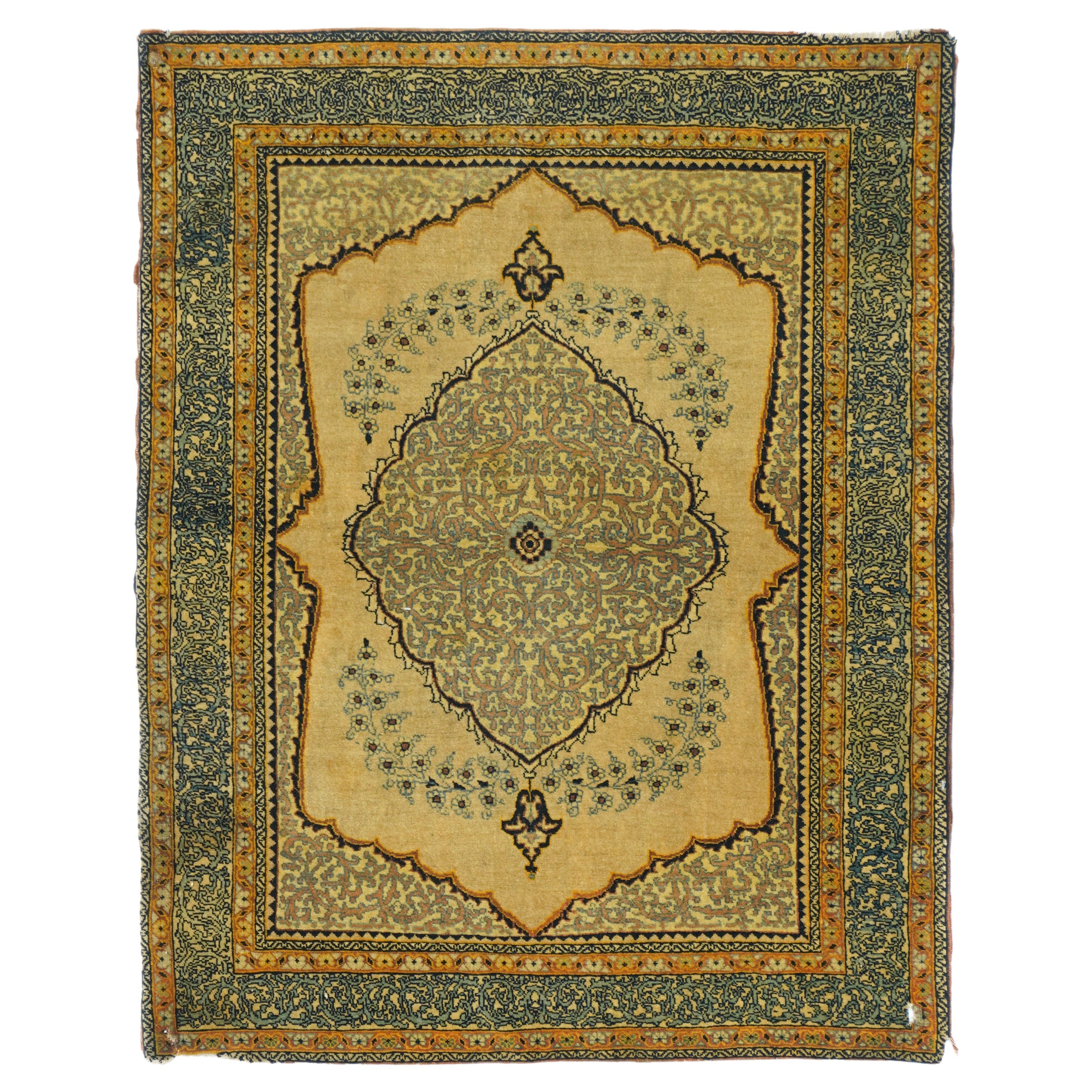 Antique Tabriz Rug 2'10'' x 3'6''