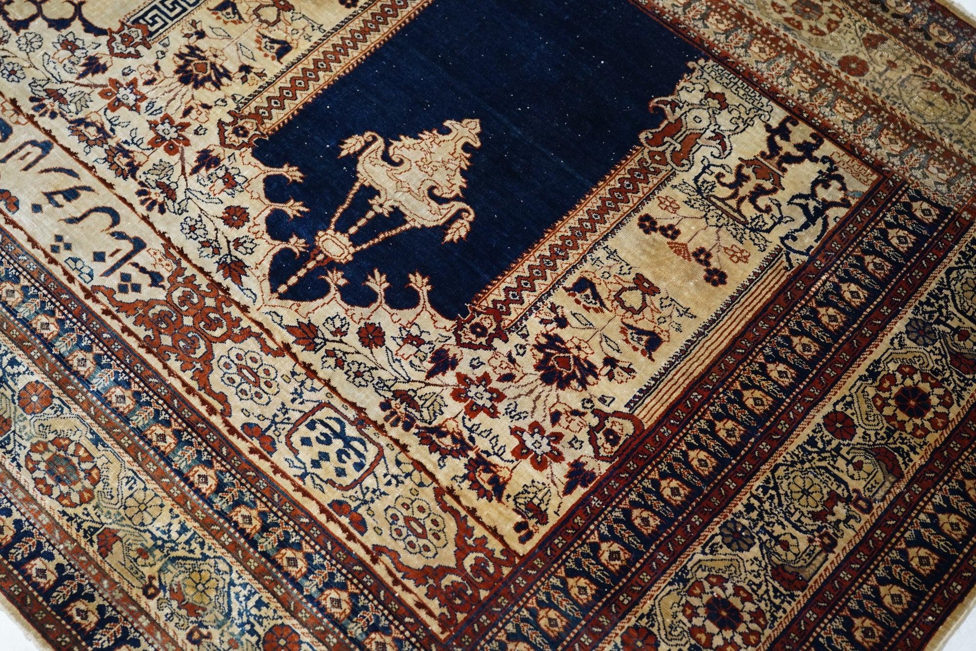 Alfombra Tabriz Antigua 3'6'' x 13'9'' en Excelente estado para la venta en New York, NY