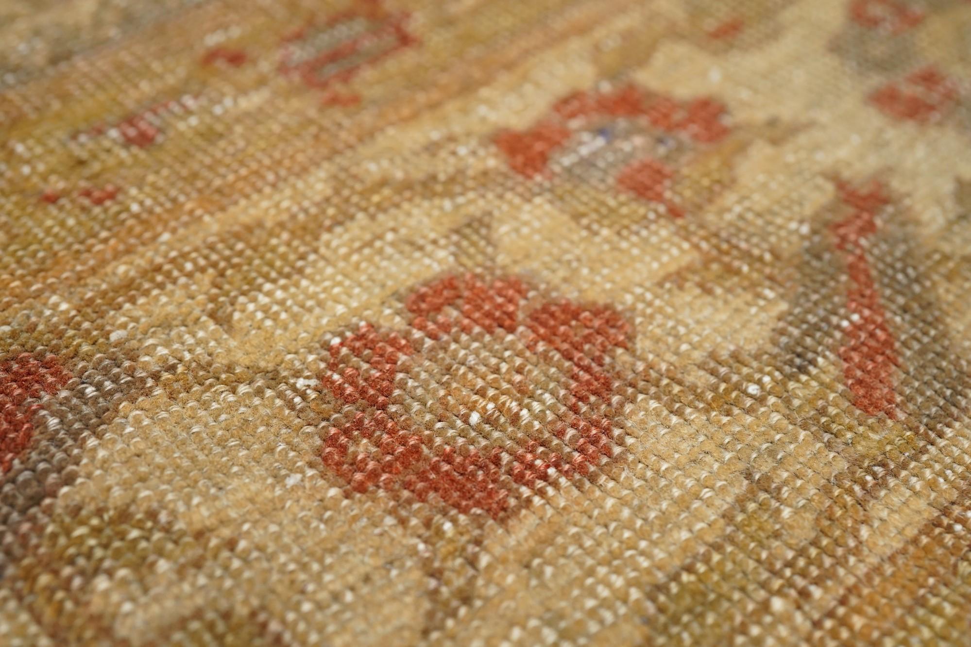 Tapis Tabriz ancien de 4'3'' x 6'4'' cm en vente 1